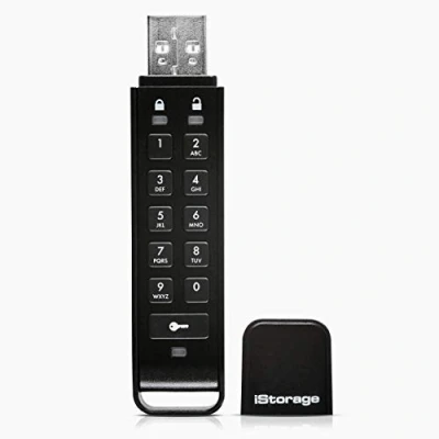 Obrázek iStorage datAshur Personal2 64 GB bezpečná flash disk chráněná heslem přenosné hardwarové šifrování podle vojenského standardu