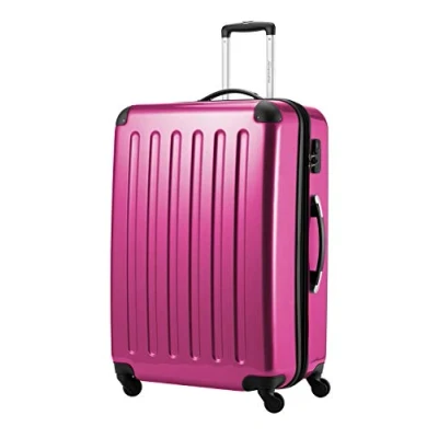 Obrázek HAUPTSTADTKOFFER Alex středně velký skořepinový kufr, 4 kolečka, vozík, Kufr na kolečkách, cestovní rozšíření objemu, Magenta,