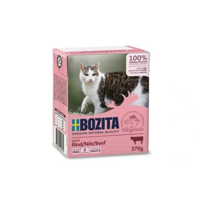 Obrázek Konzerva BOZITA Cat hovězí v omáčce 370g (Tetra Pak)