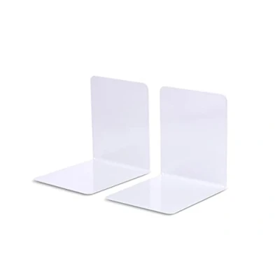 Obrázek MAUL Kovový držák na knihu (balení 2 ks) 14 x 12 cm knihy, organizér pro děti, kancelář, regál opěrka magnetická podpěra knihy ze stabilního kovu stylový účetní