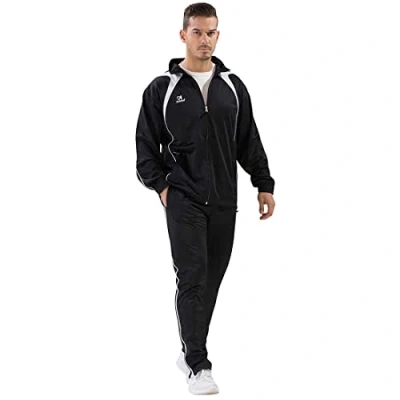 Obrázek Asioka 120/15 Slim Fit Trainingsanzug, Unisex Erwachsene L Schwarz