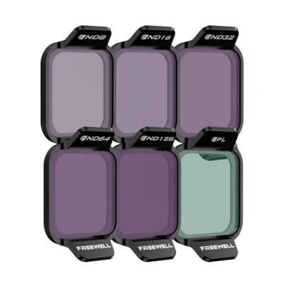 Obrázek Freewell Standard Day ND Filter Set für DJI Flip Drone ND8, ND16, ND32, ND64, ND128, PL Lichtreduzierung, verbesserte Farben und sanfte Bewegungen