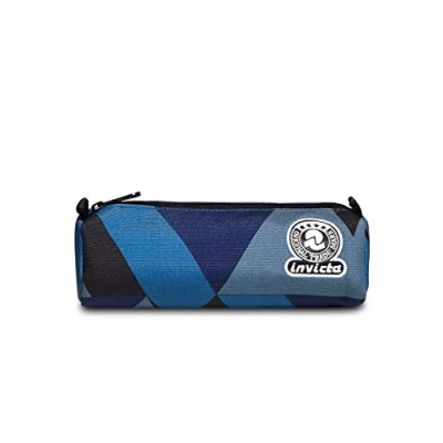 Obrázek Federmäppchen INVICTA, Mäppchen, Federtasche für Schreibwaren, Mädchen&amp;Jungen, Schule und Gymnasium, Teenager, blau, TARTAN