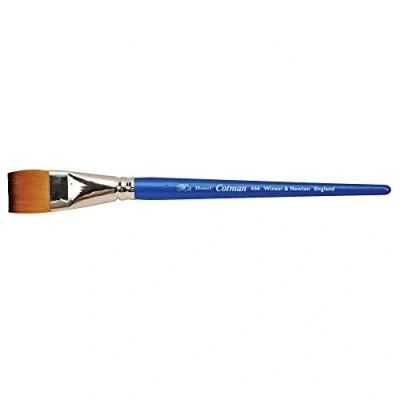 Obrázek Winsor &amp; Newton 5306125 Cotman akvarel štětec na syntetické vlasy 666 jedno čáry, dlouhá rukojeť s vynikající pružností, barevnou nosností a přesností bodů 1&quot; 25 mm