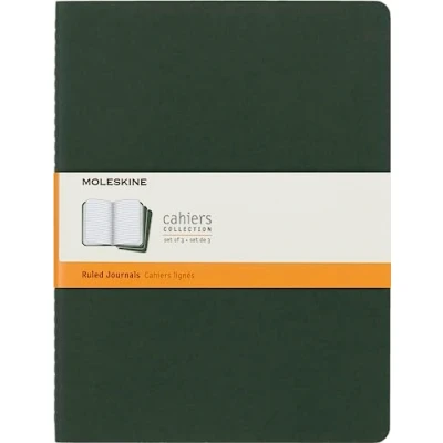 Obrázek Zápisníky Cahier od Moleskine (lepenková vazba), sada 3 kusů x large