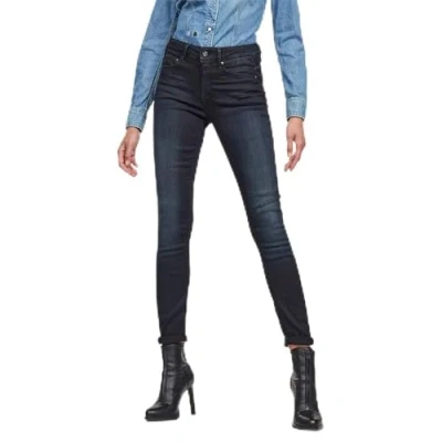 Obrázek G STAR RAW dámské 3301 High Waist Skinny Jeans, Modrá (Dk Aged D05175 5245 89)