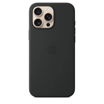 Obrázek Apple Silikonový Back Cover Černý MagSafe iPhone 16 Pro Max