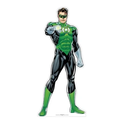 Obrázek Star Aussparungen Green Lantern DC Comics Life Größe Pappe, Mehrfarbig