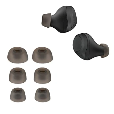 Obrázek kwmobile 6x polstrování kompatibilní s Jabra Elite 75t /65t / Active 3 velikosti silikonové ucpávky do uší sluchátka In Ear