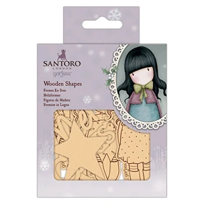 Obrázek Santoro Gorjuss GOR 174900 Scrapbooking Stempel, Holz, Natürlich, Einheitsgröße