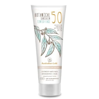 Obrázek Australian Gold, Botanical Spf 50 Light Faces, brown, 89 mililitrů