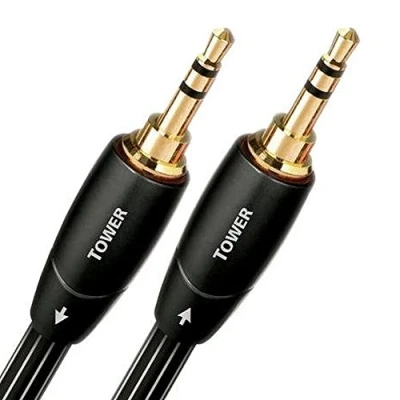 Obrázek AudioQuest 3m Tower 3,5 mm audio kabel (3,5 mm, samčí konektor, zlatá, černá, měď)