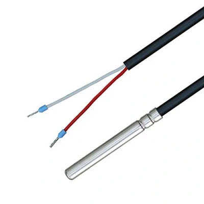 Obrázek iOVEO 035HP05202 NTC 10 kOhm teplotní čidlo s PVC vedením do 105 C, senzor, čidlo, topení, NTC, 2 metry