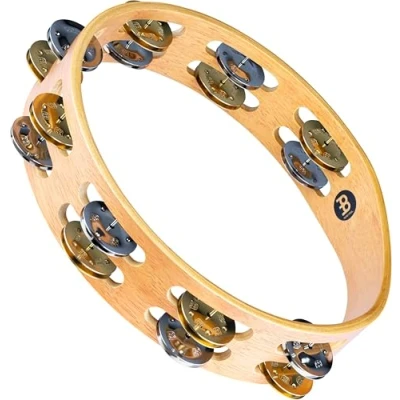 Obrázek Meinl Percussion Recording pro Combo Wood Tambourine, 25,40 cm (10 palců) průměr, super Natural