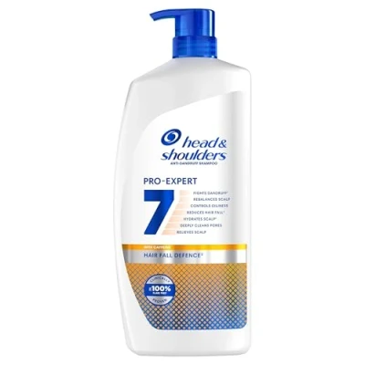 Obrázek Head &amp; Shoulders PRO EXPERT 7 Šampon proti ztrátě vlasů lupům obohacený kofeinem 800 ml pumpičkou. Bojuje se problémy s pokožkou hlavy, ochrana pokožky hlavy