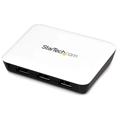 Obrázek StarTech.com 3 porty USB 3.0 hub s gigabitovým Ethernetem Powered USB3