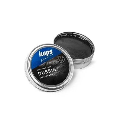 Obrázek Kaps Dubbin, vysoce kvalitní tuk na kůži, pro péči o kůži a impregnaci, přírodní tašky kozačky, 3 barvy, černá