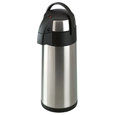 Obrázek axentia Airpot ve stříbrné barvě, konvice z nerezové oceli, objem: cca 5 l, 19 x 45 cm