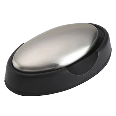 Obrázek KitchenCraft Nerezové mýdlo s odkládací plochou, 10 x 7 cm