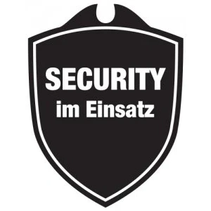 Obrázek KLK Security v použití autoznačky, černá, jedna velikost