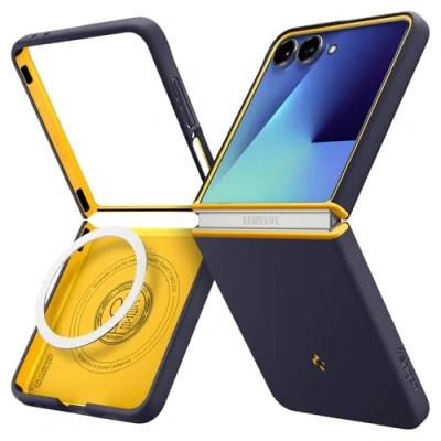 Obrázek Spigen Nano Pop MagFit pouzdro pro Samsung Galaxy Z Flip 7, kompatibilní s MagSafe Blueberry Navy