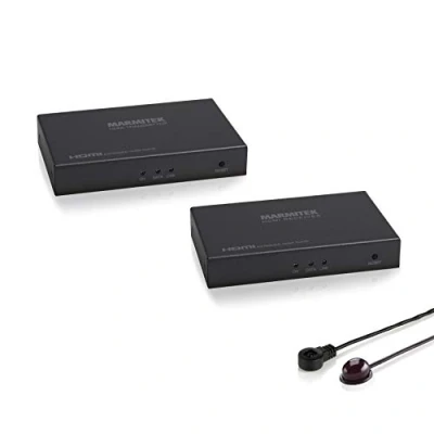 Obrázek HDMI prodlužovací kabel LAN Marmitek MegaView 91 přes 1 CAT 5e/6 nebo síť (IP/LAN) Full HD 1080P 120 m přídavné přijímače infračervený zadní kanál