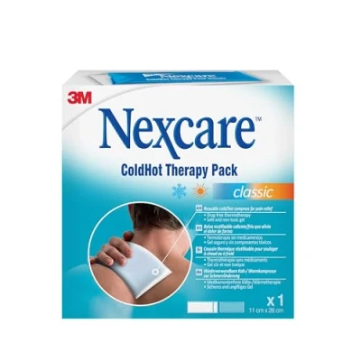 Obrázek Nexcare ColdHot Therapy Pack Classic, 1 kus opakovaně použitelný gelový komprese pro zmírnění otoků, zánětů a bolesti, netoxický gel