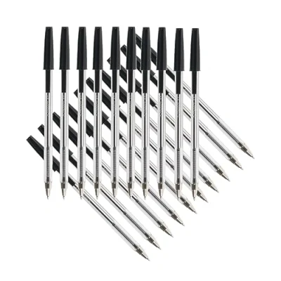 Obrázek Q Connect KF34042 Packung mit 20 Kugelschreiber, schwarz, 1 Stück (20er Pack)