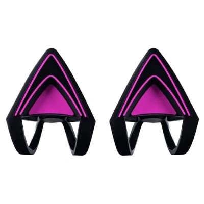 Obrázek Razer Kitty Ears Katzenohren Kraken Headsets (Passend Kraken, Verstellbar, Wasserdicht) Neon Purple