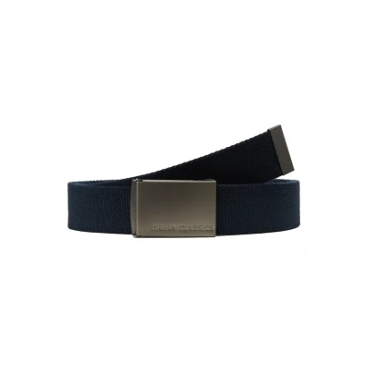 Obrázek Urban Classics Single Pásek navy/silvercoloured, Muži, Velikost: One Size, Navy/silver coloured