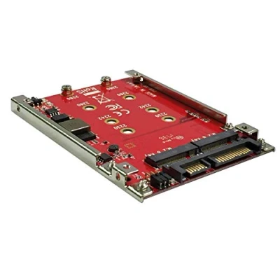 Obrázek ROLINE M.2 na SATA III SSD H/W adaptér, 2x NGFF SSD, kompatibilní s booty a RAID
