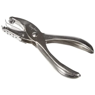 Obrázek Rayher Hobby 8932400 kleště na děrování, délka 12,5 cm, průměr otvoru 3 mm, děrovací kleště, kovové