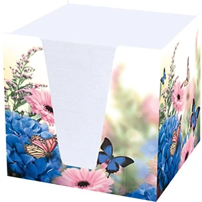 Obrázek RNKVERLAG 46735 Poznámkový blok hortenzie s 900 listy, 92 x mm, 1 kus