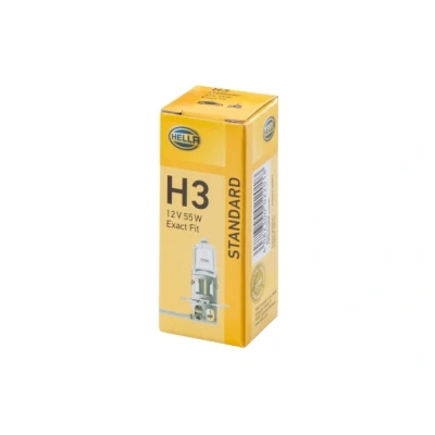 Obrázek HELLA Halogenová žárovka H3 standard 12V 55W Provedení patice žárovky: PK22s krabice množství: 1 8GH 002 090 131