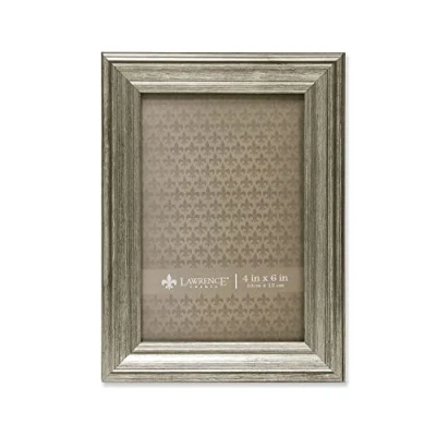 Obrázek Lawrence Frames Sutter Bilderrahmen, brüniert, 10,2 x 15,2 cm, silberfarben