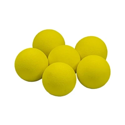 Obrázek Longridge Pěnové cvičební golfové míčky (balení 6 ks) žluté
