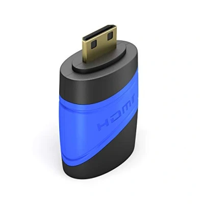 Obrázek KabelDirekt Mini HDMI adaptér kompatibilní s (HDMI 2.0a / b 2.0, 1.4a, 4K Ultra HD, 3D, Full 1080p, HDR, ARC, vysokorychlostní Ethernetem, PS4, XBOX, HDTV) TOP Series