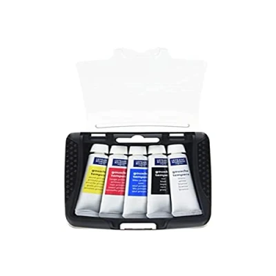 Obrázek Lefranc &amp; Bourgeois 807492 školní barvy kvaš v tubách 20 ml, připravený k použití, vysoká krycí síla, intenzivní svítivost, vydatnost