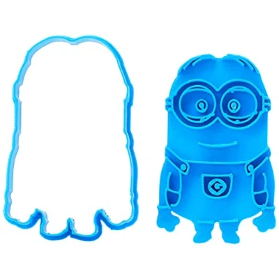 Obrázek Cuticuter Minion Ausstechformen Set, Kunststoff, blau, 8x7x1.5 cm, 2