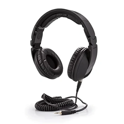 Obrázek Reloop RHP 20 Knight DJ sluchátka vč. tašky (otočná a skládací, Mini XLR na 6,3mm jack kabel 3 m) černá