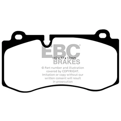 Obrázek EBC Brakes DP41943R YEL Lows Tuff brzdové obložení
