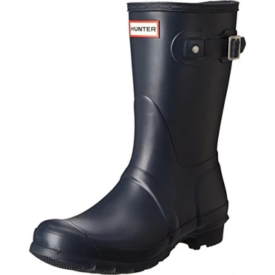 Obrázek Hunter Original Short, Damen Kurzschaft Gummistiefel, Blau (Navy), 37 EU (4 UK)