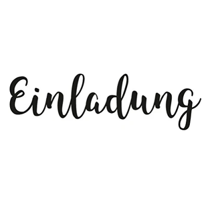 Obrázek Rayher 29162000 Stempel Einladung, 3 x 9 cm, Natur