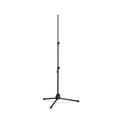 Obrázek K&amp;M 199 Mikrofonní stativ černý samostatný 62,5148 cm roztahovací 3/8&quot; závitové připojení malý skládací