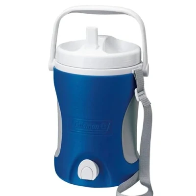 Obrázek Coleman Jug Cooler Performance Džbán, malý ledový box, chladič vody, dávkovač, nádoba na nápoje 3,8 litru, modrá, litru