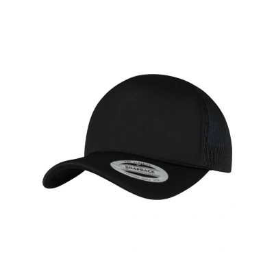Obrázek Flexfit Uni 6005FC Foam Trucker Curved Visor Cap, blk/blk/blk, one Size
