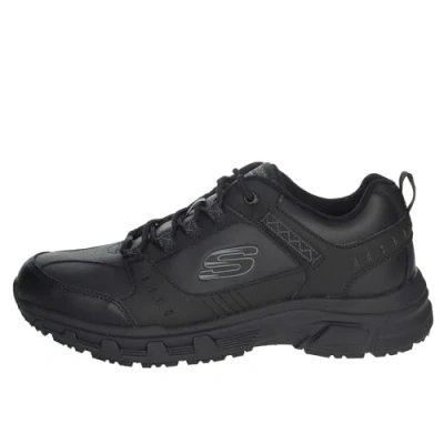Obrázek Skechers Oak Canyon Redwick pánské trenéry, Black Leather Synthetic Textile Trim