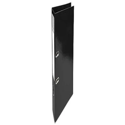 Obrázek Exacompta 53621E prémiový plastový pořadač Prem&#039;Touch Iderama. 7 cm široký DIN A4 kroužkový na pořadače kancelářský pořadač, štěrbinový černý