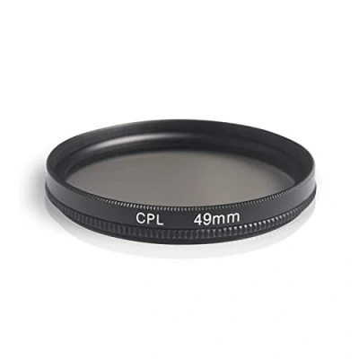 Obrázek Ares Foto® CPL Cirkulární polarizační filtr, optické sklo a hliník. Pro Canon Sony Nikon Fujifilm Pentax Tamron Sigma Leica Olympus Panasonic (49 mm)