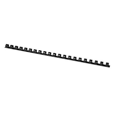 Obrázek OFFICE PRODUCTS 20241015 05 plastové Vázací hřbet 100 kusů DIN A4 10 mm (65 stran) vázacího hřbetu plastová vazba plast Barva: Černá